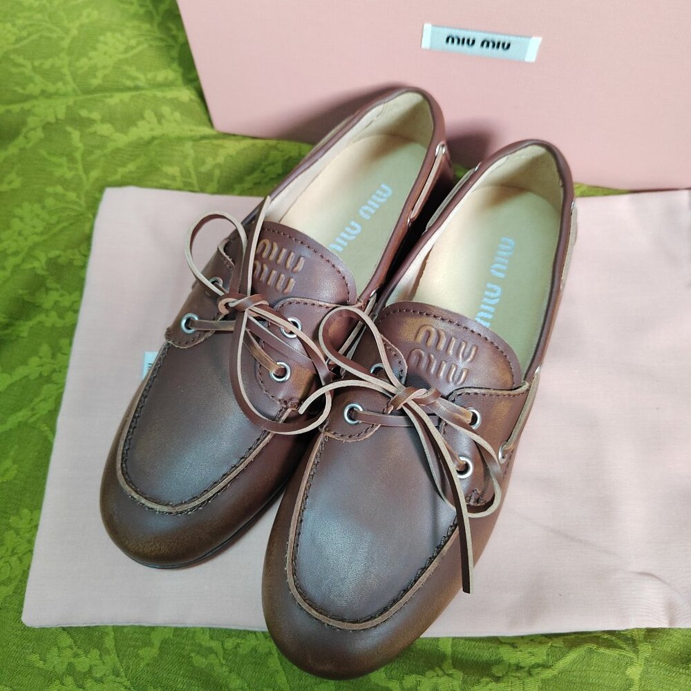 MIUMIU boat shoes 🌰